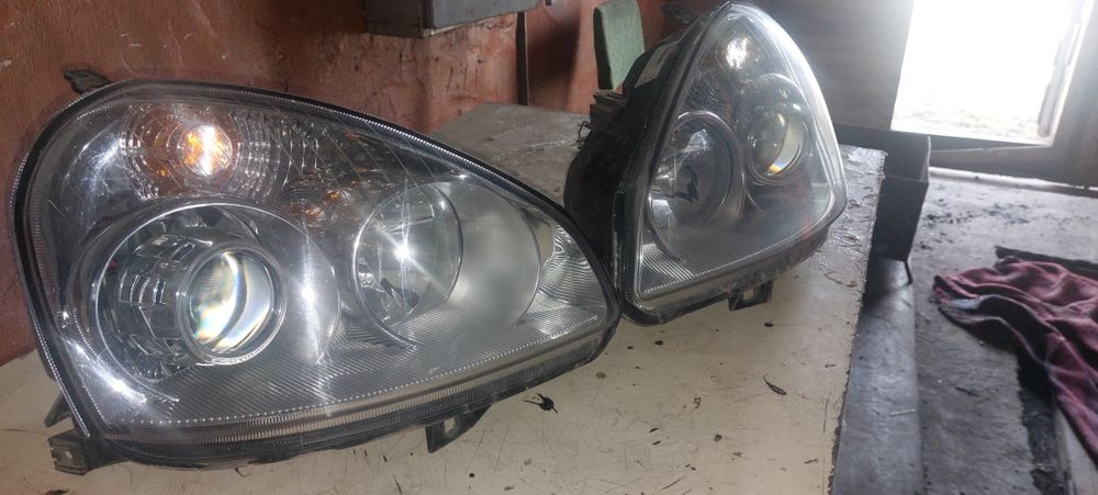 Фары приора2 с дхо и линзой