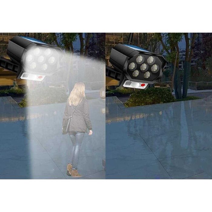 Соларна лампа тип камера за наблюдение BK36, 42 светодиода