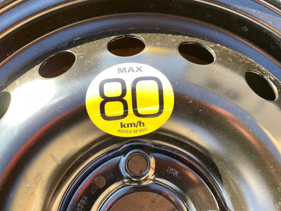 15 резервна джанта патерица 4х100 Nissan Micra Note 125/70/15