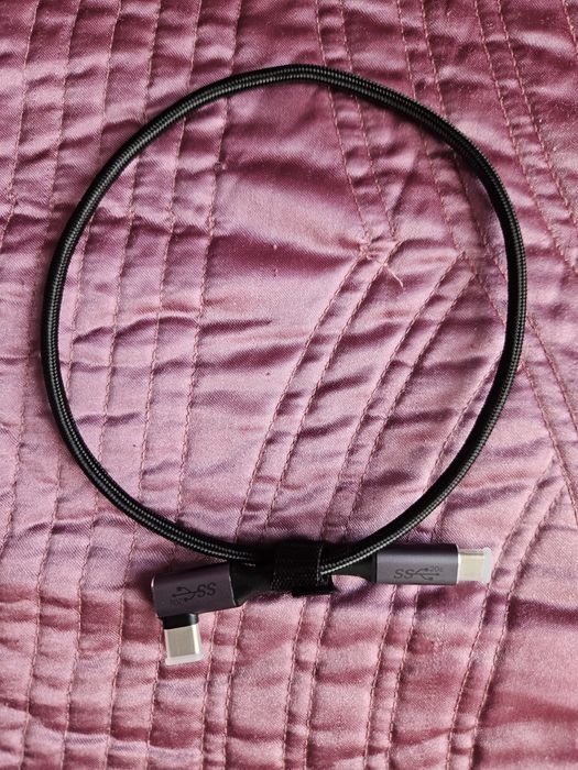 Cablu de date usb c 90°