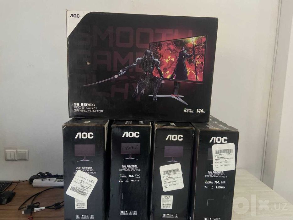 Игровой монитор AOC 27" 144Hz IPS — Яркая матрица и плавный гейминг