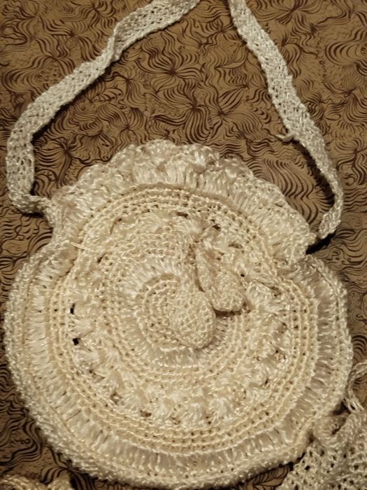 Вязаные сумки из синтетики