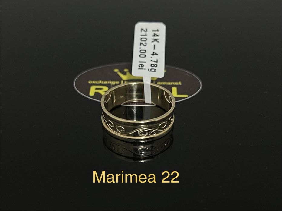 Bijuteria Royal CB: Inel stil vergheta aur 14k 4,78gr
