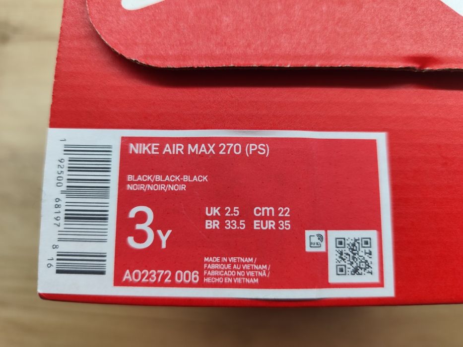 Nike 270 номер 33.5