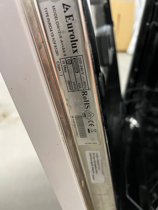 Съдомиялна за вграждане Eurolux DW12VE A++AA - 9