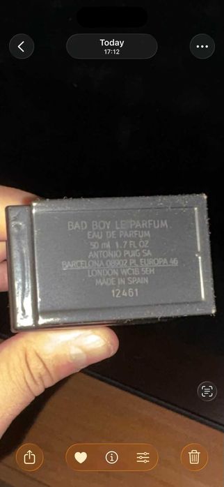 Carolina Herrera Bad Boy, Givenchy Gentleman