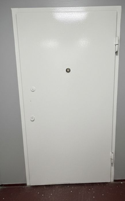 Дверь железная 86 см на 2 м