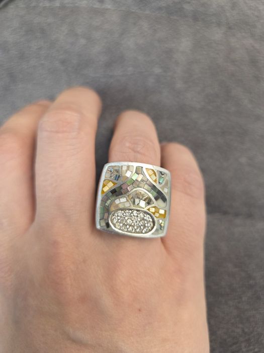 Inel argint 925 design artistic