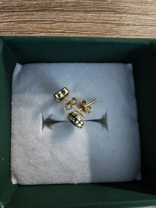 Златни  Обеци   Van Cleef- 585