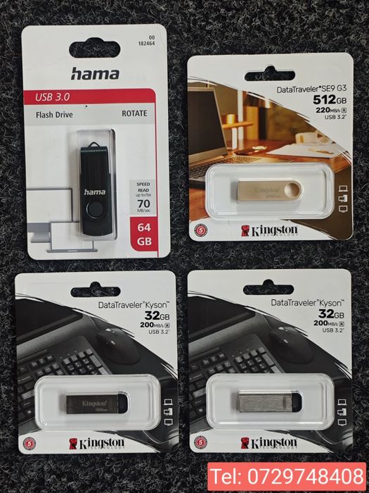 Stick-uri USB noi, DVD-RW si Surse PC