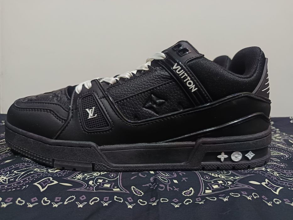 Нови Мъжки Louis Vuitton Trainer Обувки Черно/Бяло, Номер: 44