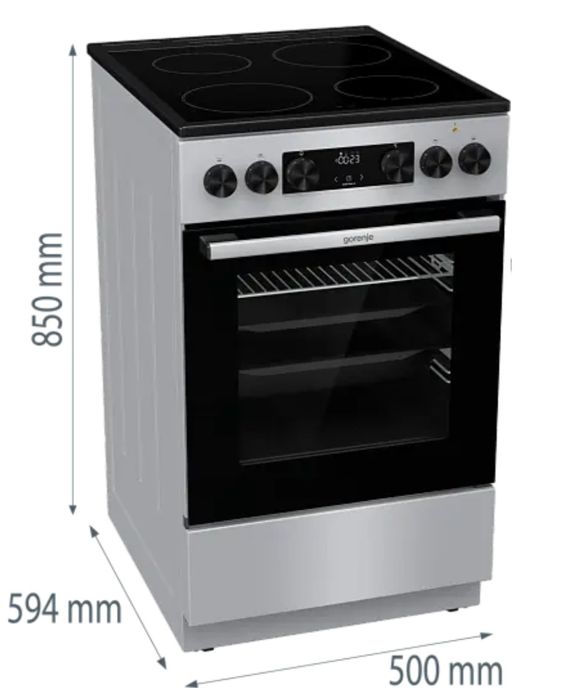 Стъклокерамична готварска печка Gorenje GEC5C41SG