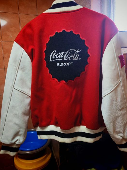 Geacă de colegiu originală Coca Cola  (Personalizată