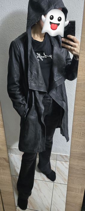 Palton / Parka piele naturală miel Drykorn Taro