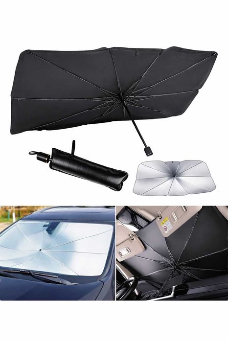 Сенник, Слънцезащитен сгъваем чадър за предно стъкло с калъф