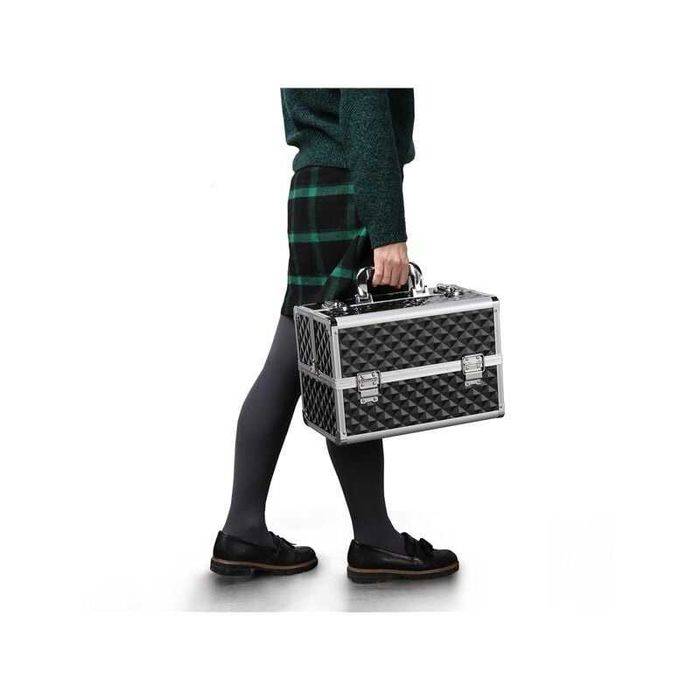 Geanta profesionala machiaj, cutie cosmetică, negru |R 411176 Black