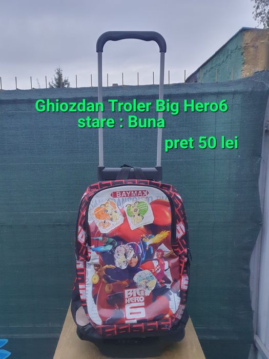 Ghiozdan Troler BigHero6