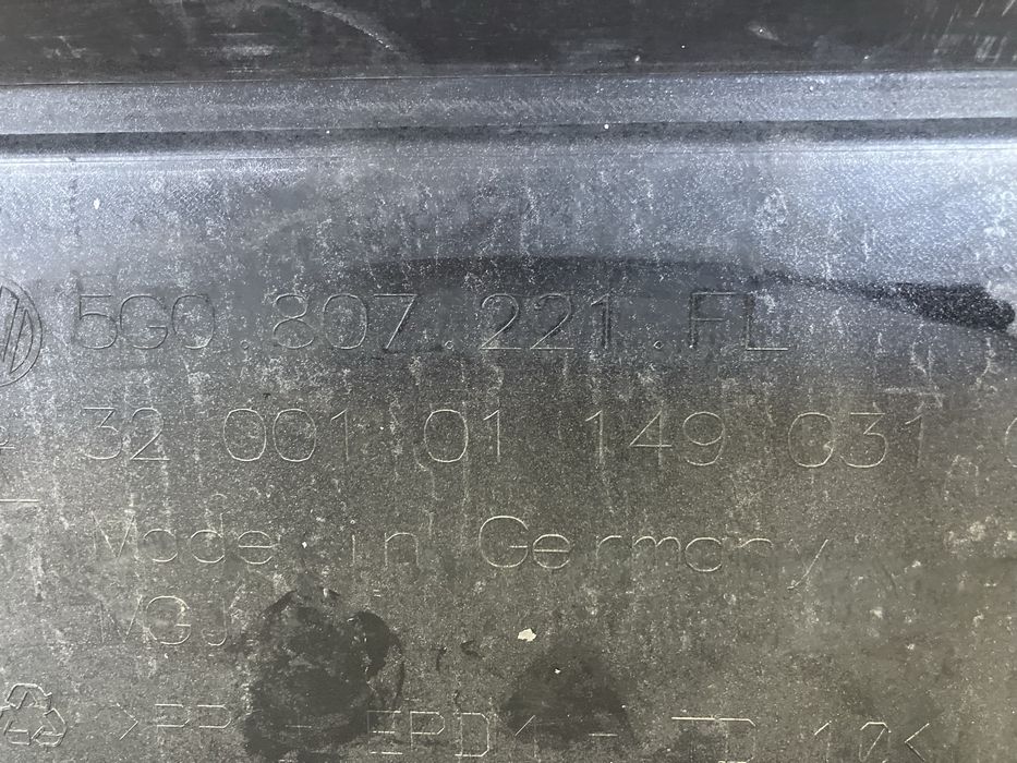 Оригинална броня за Volkswagen Golf Фолксваген Голф 2017-2020г Face2бр