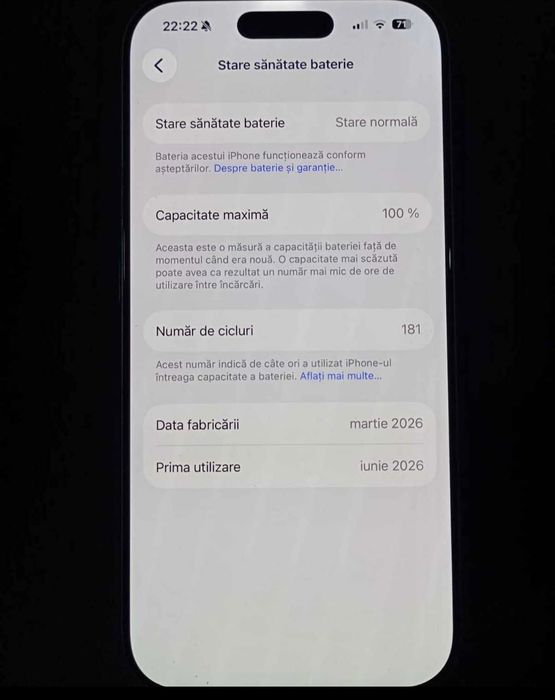 Iphone 17 Lavanda Nou in grantie