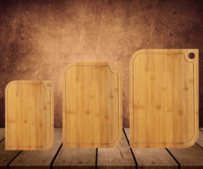 Комплект или на брой бамбукови дъски за рязане, Rosberg