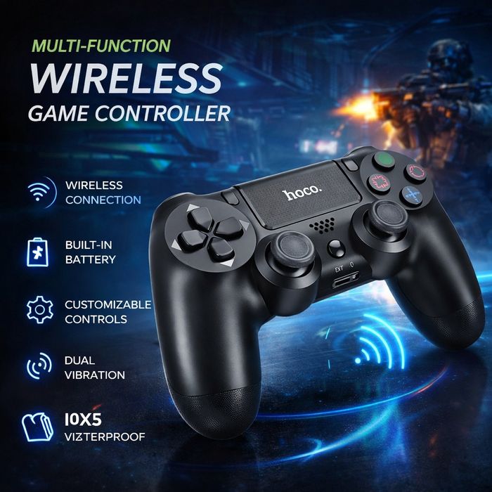 Controller Wireless Gaming Hoco Multi-Function Gamepad