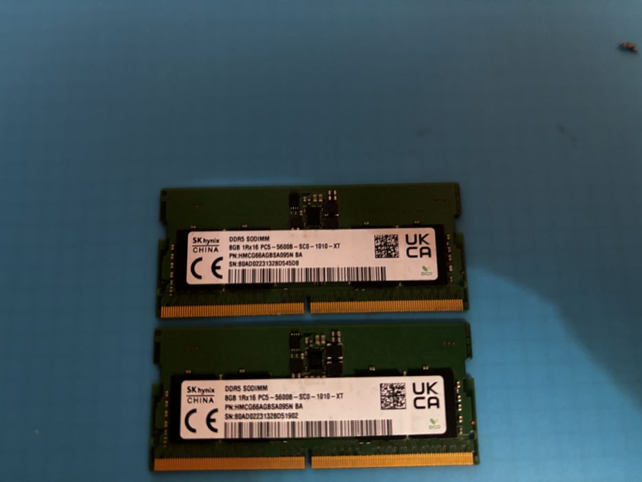 Memorie RAM DDR5 16GB (2x8GB) 5600MHz SK Hynix SODIMM Laptop