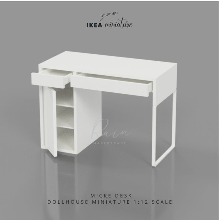 Стол IKEA MICKE 105×50 — белый»