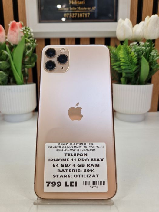iphone 11 pro max gold - Telefoane la preț mic | OLX.ro