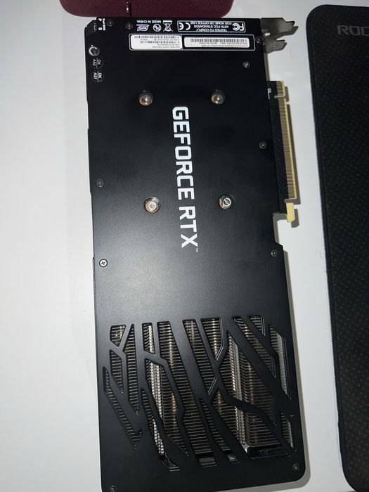 Продам видеокарту Palit RTX3070 Jetstream 8gb