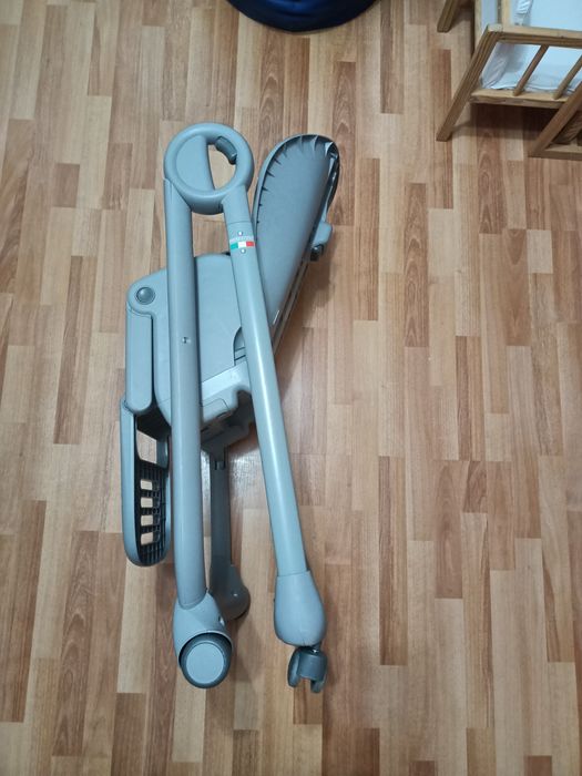 Scaun de masa CHICCO Polly Magic Relax Dove Grey, 0 luni - 3 ani, gri