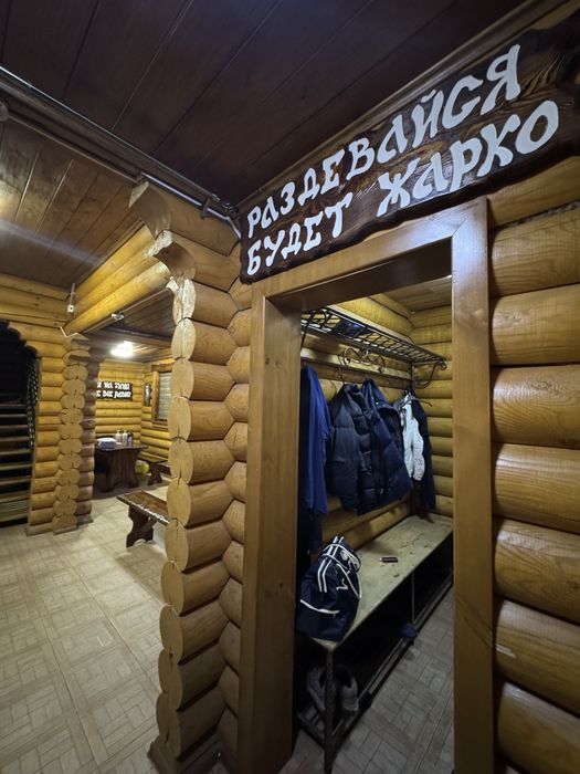 Сдается дом из сруба с баней на дровах