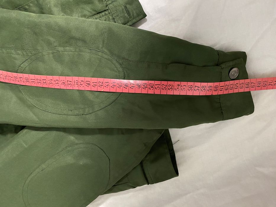 Geacă bărbați Aéropostale militară / cargo cu blană (Sherpa), Mărimea L, verde kaki