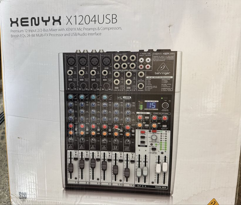 Behringer XENYX 1204 USB Mixer analog
