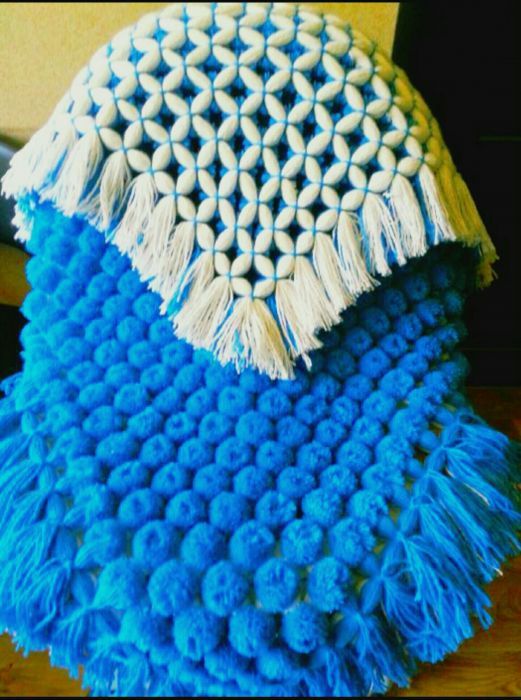 Детский плед новый, ручная работа.