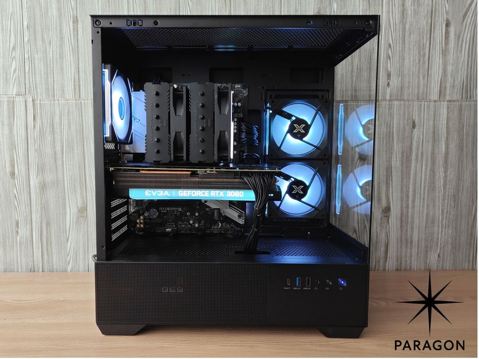 Геймърски компютър Ryzen 7 5700X/RTX 3080/32GB DDR4/512GB SSD