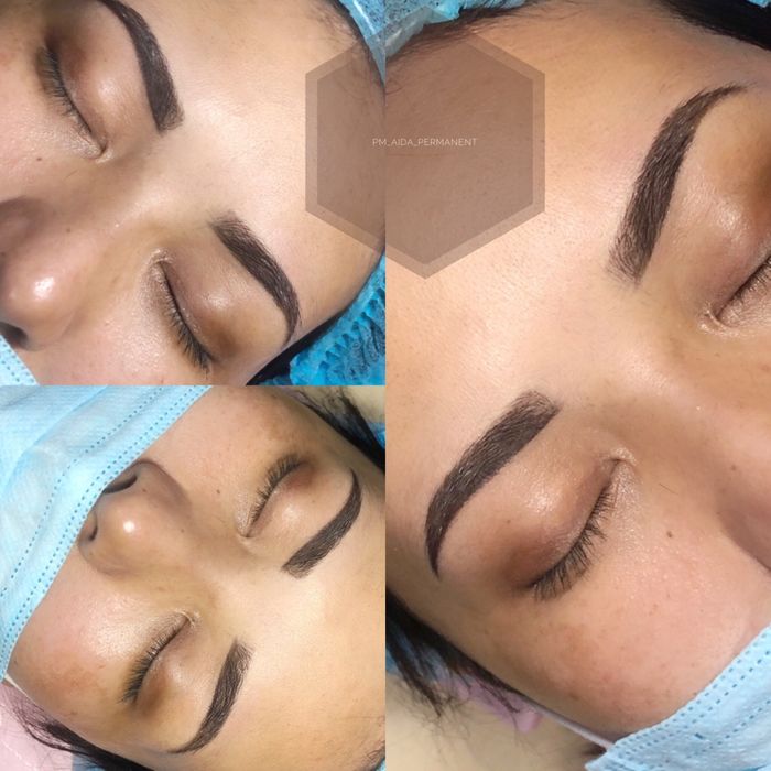 Акция! Перманент Растушевка бровей.