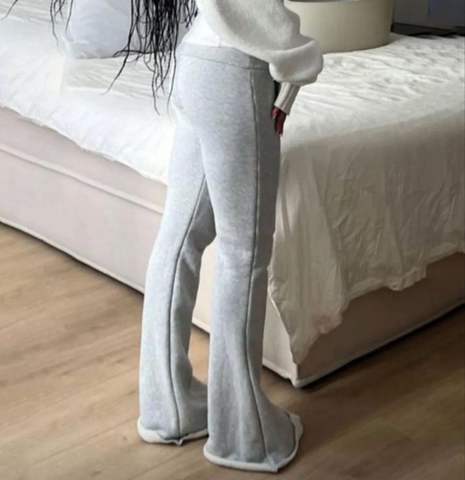 Ультрамодные серые брюки-клеш: комфорт и стиль в каждой детали!