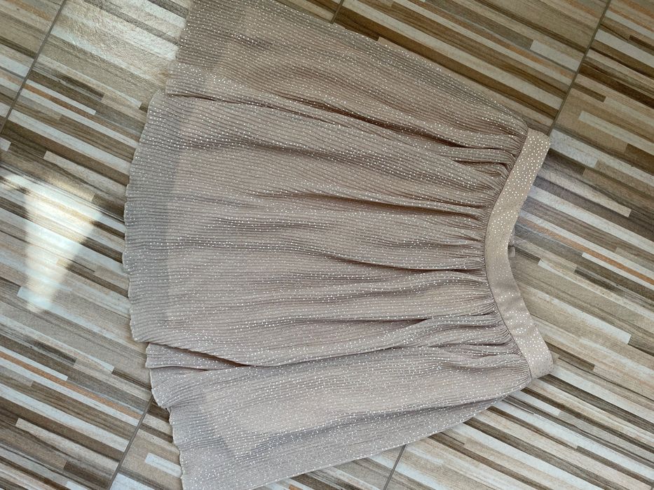 Бежова пола с цип H&M