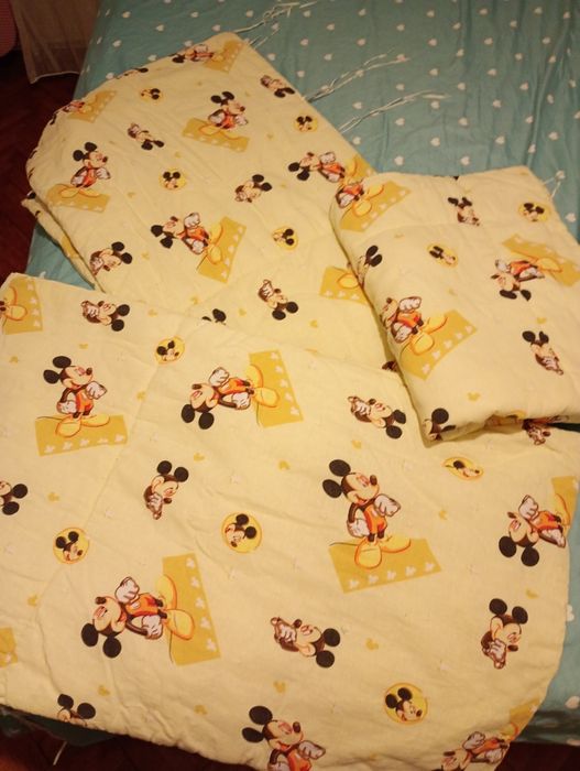 Apărători pătuț/ protecții laterale + plapumă