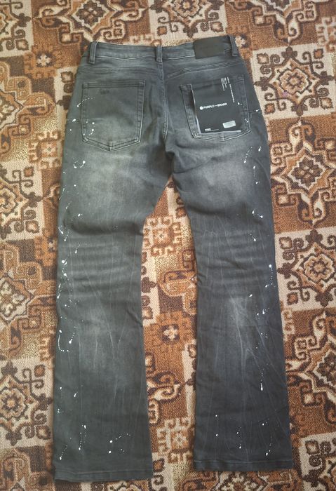 Purple brand flared jeans