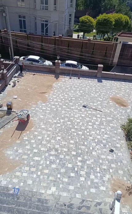 Укладка плитки и брусчатка