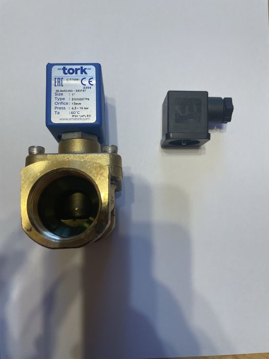 Електромагнитен клапан / соленоид / магнет вентил: Tork NC 1” 220V