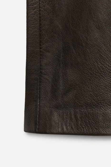 Женские кожаные брюки