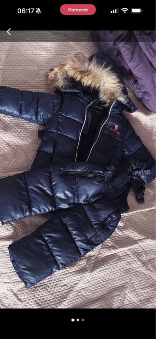 Зимний детский комбинезон moncler