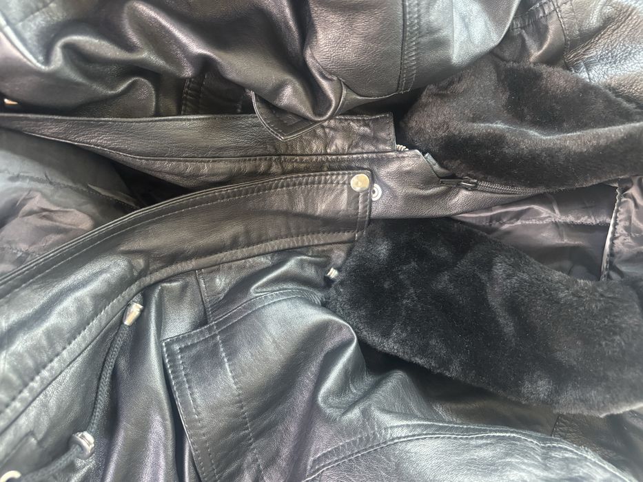 Куртка кожаная размер 52-54