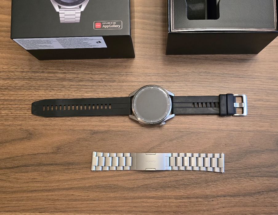 Huawei Watch 3 Pro Titanium – smartwatch premium, eSim, stare foarte b