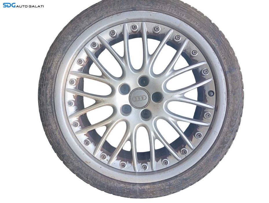 Roata Janta Rezerva Aliaj Daytona Race 255 35 19 R19 Anvelope Cauciucuri Vara Dot 2021 9J ET 33 Audi A8 D3 2003 - 2010 Cod 8T0601025K 8T0601025P [B4507]