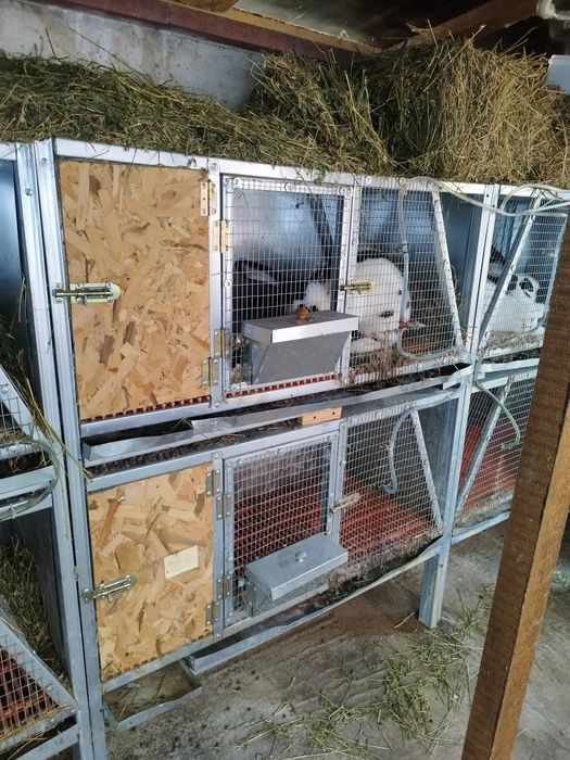 Клетки за зайци втора употреба.