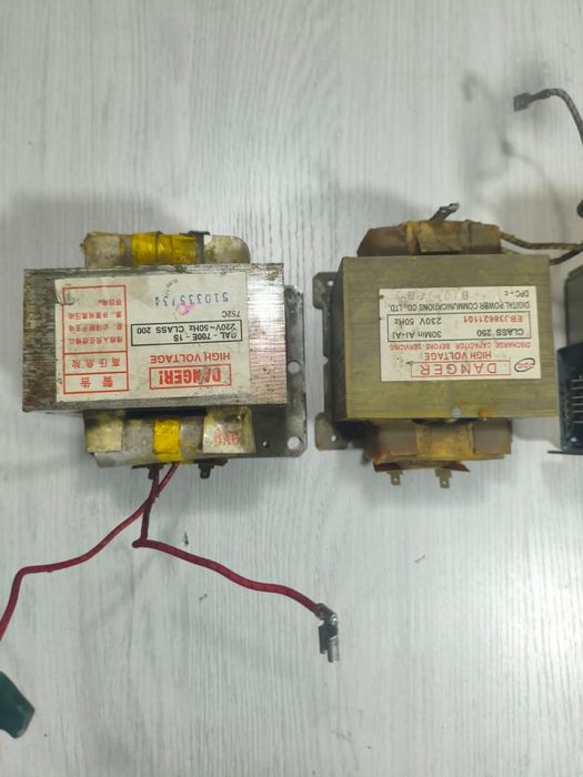 Трансформаторы  и магнетроны от микроволновок