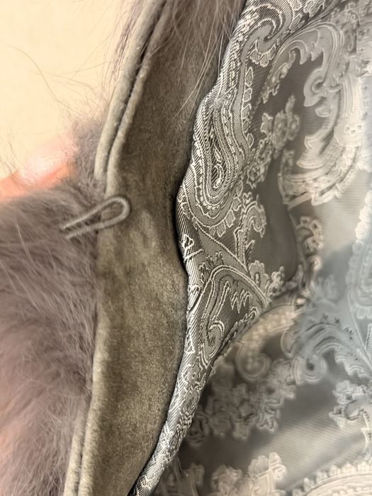 Меховая жилетка из песца